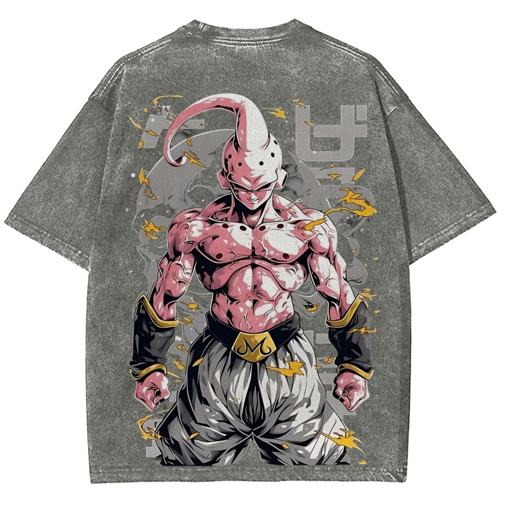 Dragon Kid Buu Majin Buu | Unisex Fit Washed T-Shirt