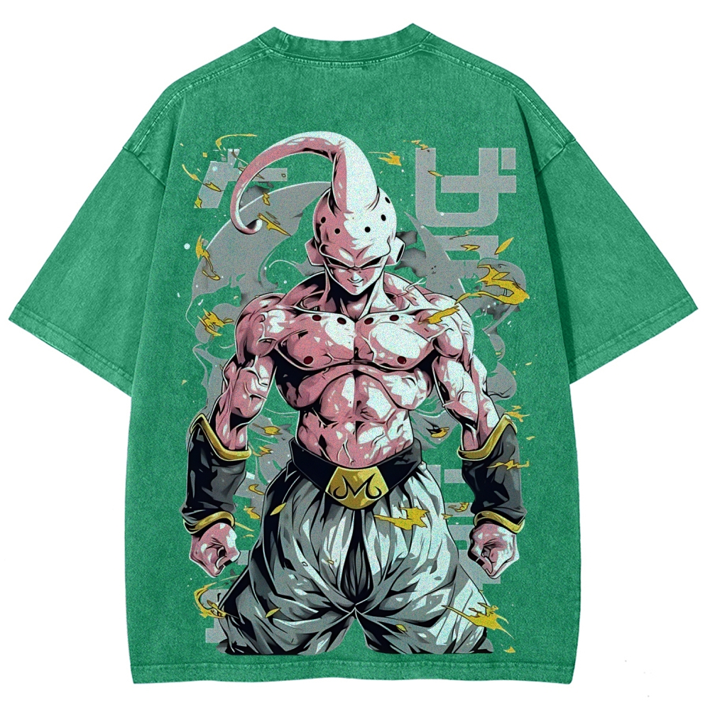 Dragon Kid Buu Majin Buu | Unisex Fit Washed T-Shirt