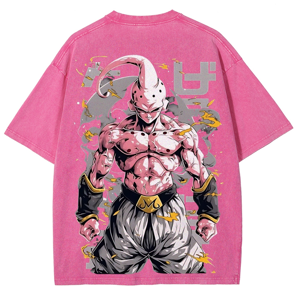 Dragon Kid Buu Majin Buu | Unisex Fit Washed T-Shirt