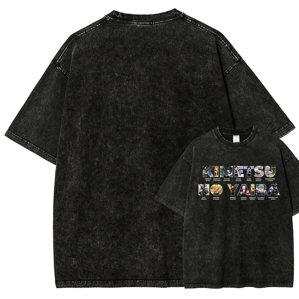 Demon Slayer | Unisex Fit Washed T-Shirt