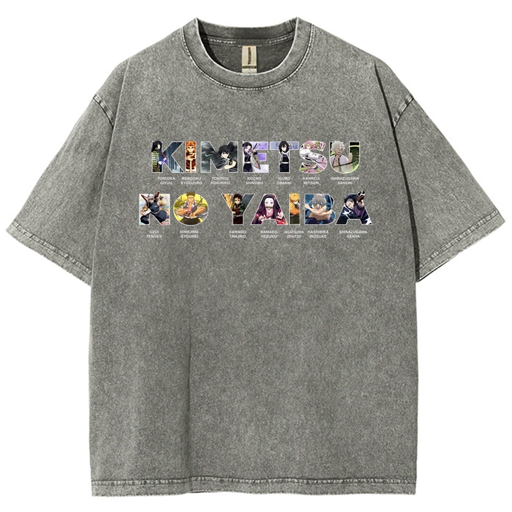 Demon Slayer | Unisex Fit Washed T-Shirt