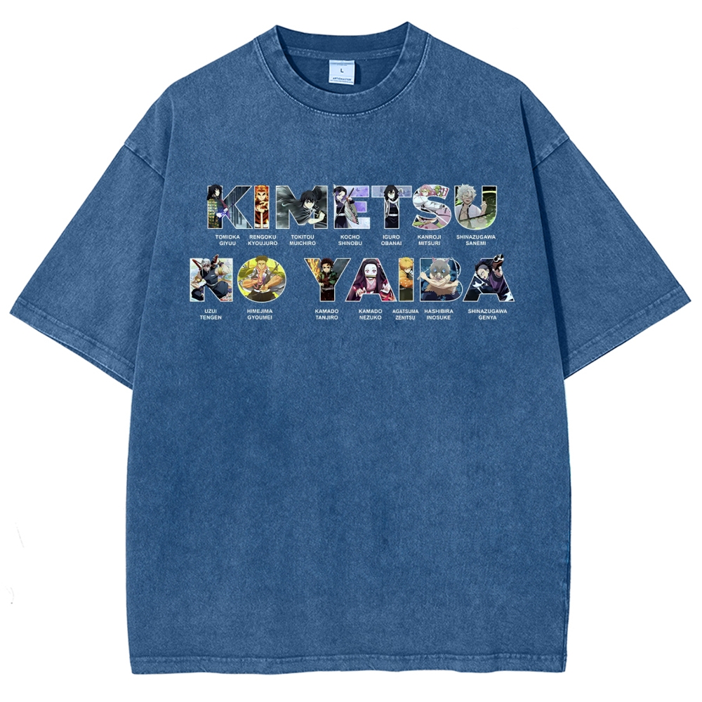 Demon Slayer | Unisex Fit Washed T-Shirt