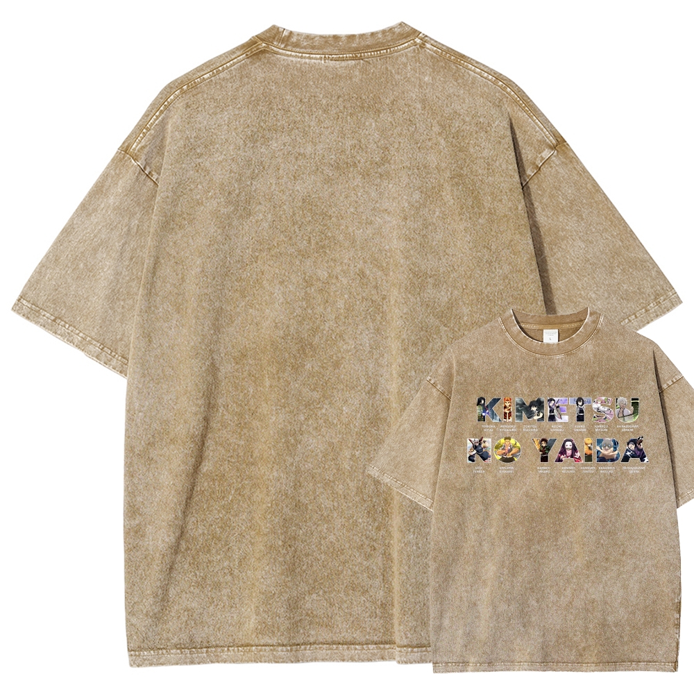 Demon Slayer | Unisex Fit Washed T-Shirt