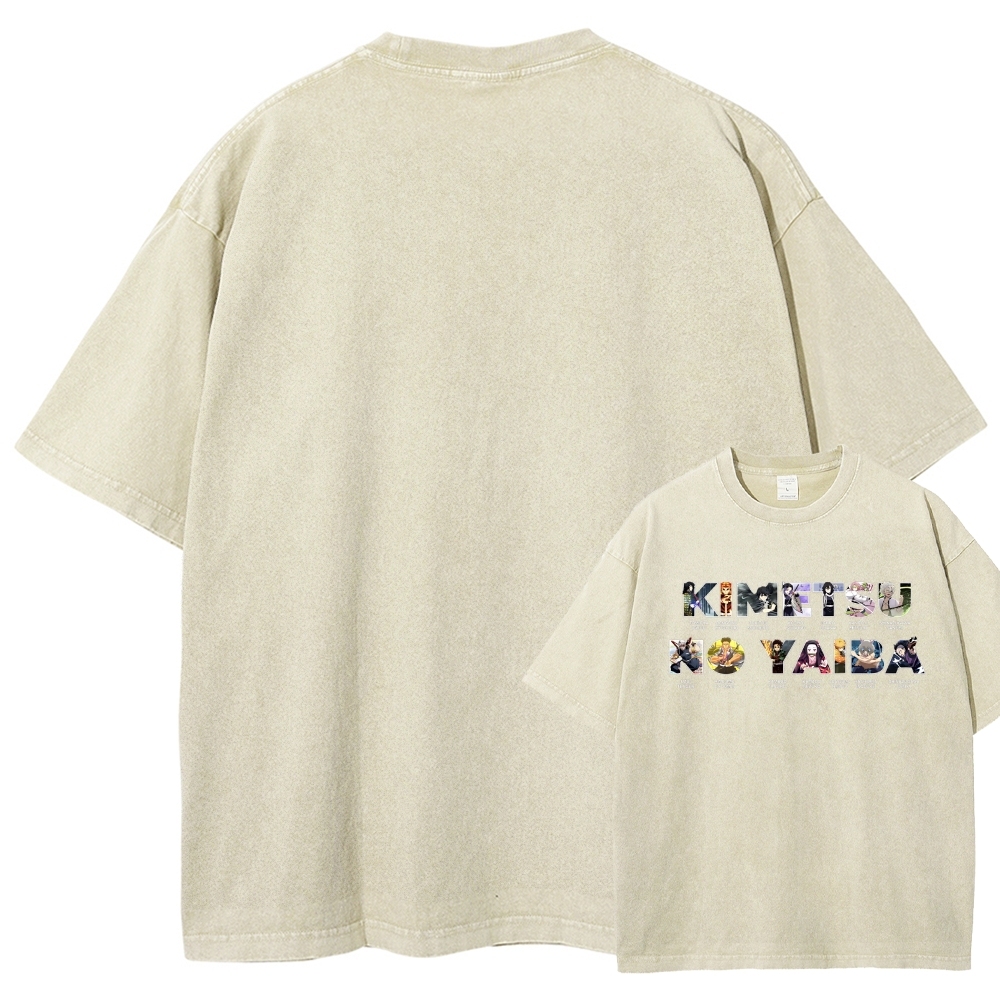 Demon Slayer | Unisex Fit Washed T-Shirt