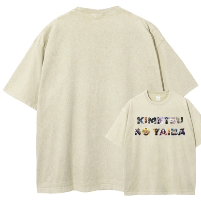 Demon Slayer | Unisex Fit Washed T-Shirt