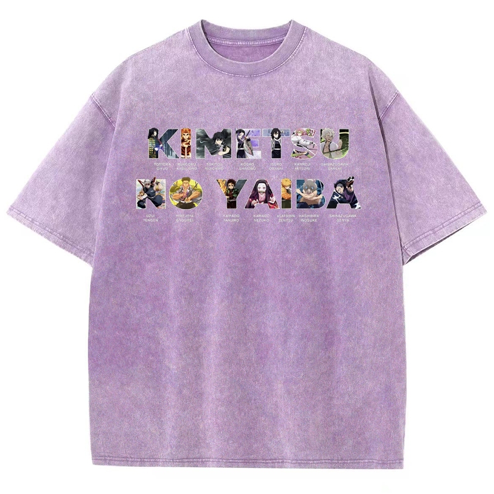 Demon Slayer | Unisex Fit Washed T-Shirt
