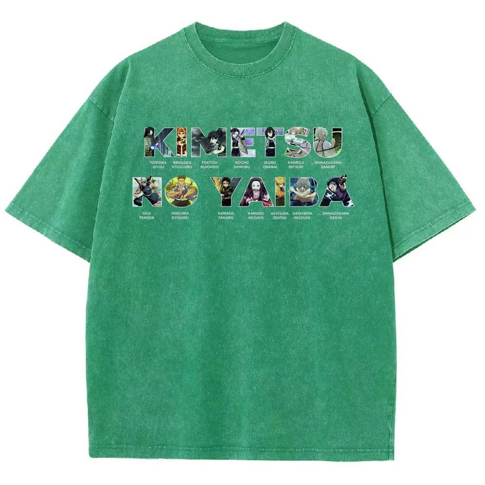 Demon Slayer | Unisex Fit Washed T-Shirt