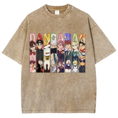 Dandadan | Unisex Fit Washed T-Shirt