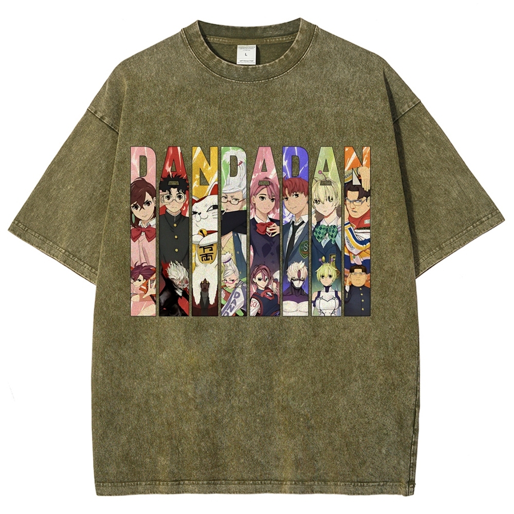 Dandadan | Unisex Fit Washed T-Shirt