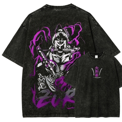 One Piece Zoro | Unisex Fit Washed T-Shirt