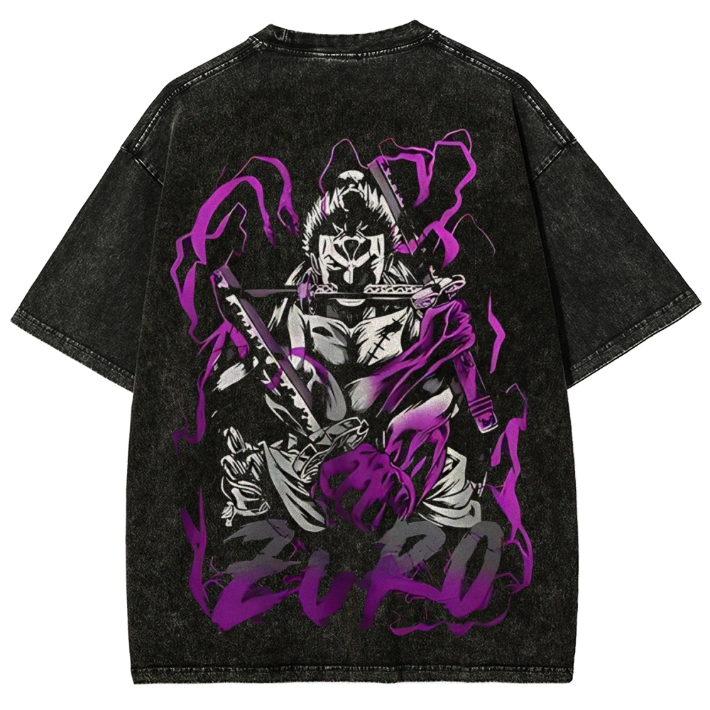 One Piece Zoro | Unisex Fit Washed T-Shirt