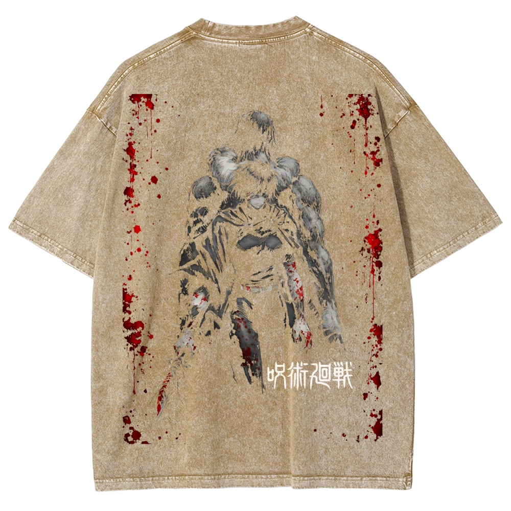 Jujutsu Kaisen Zenin Toji | Unisex Fit Washed T-Shirt