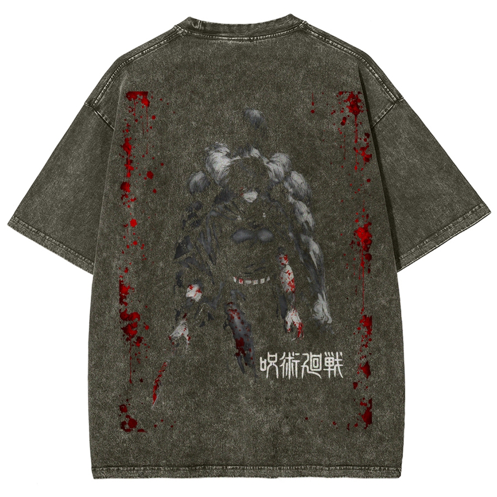 Jujutsu Kaisen Zenin Toji | Unisex Fit Washed T-Shirt
