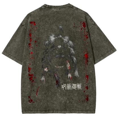 Jujutsu Kaisen Zenin Toji | Unisex Fit Washed T-Shirt