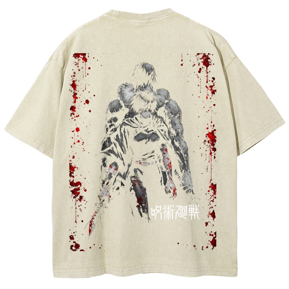 Jujutsu Kaisen Zenin Toji | Unisex Fit Washed T-Shirt