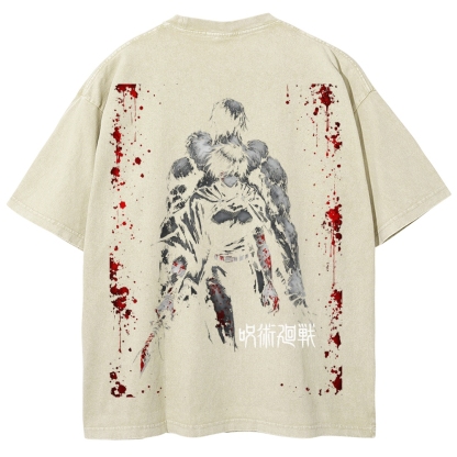 Jujutsu Kaisen Zenin Toji | Unisex Fit Washed T-Shirt