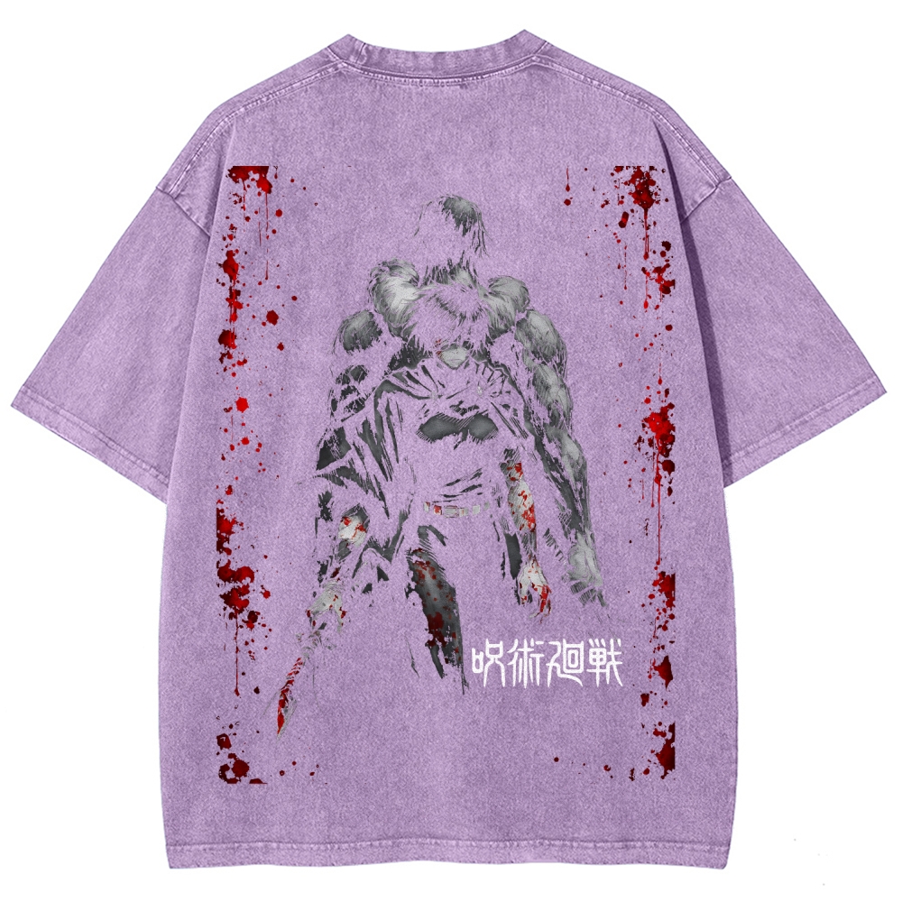 Jujutsu Kaisen Zenin Toji | Unisex Fit Washed T-Shirt