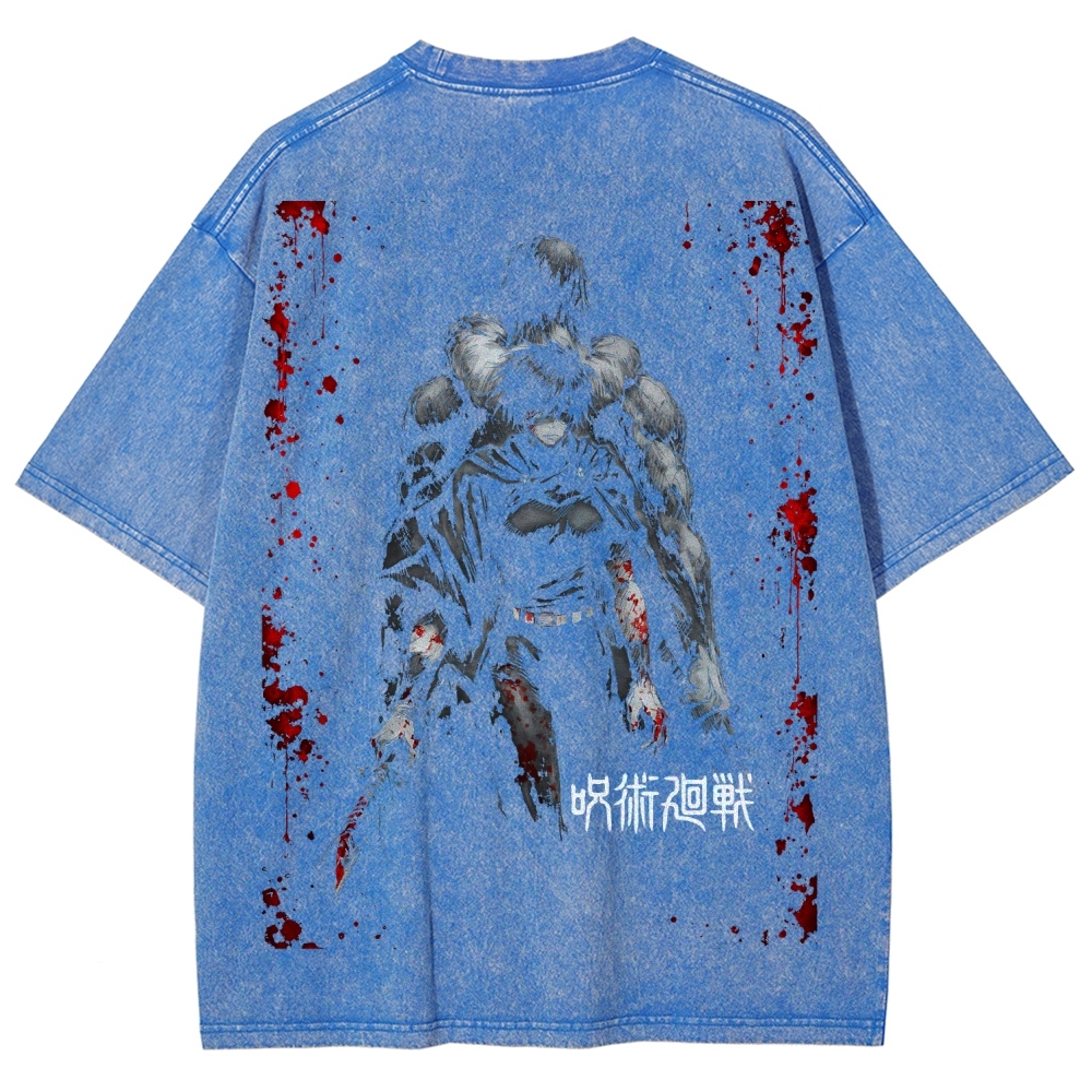 Jujutsu Kaisen Zenin Toji | Unisex Fit Washed T-Shirt