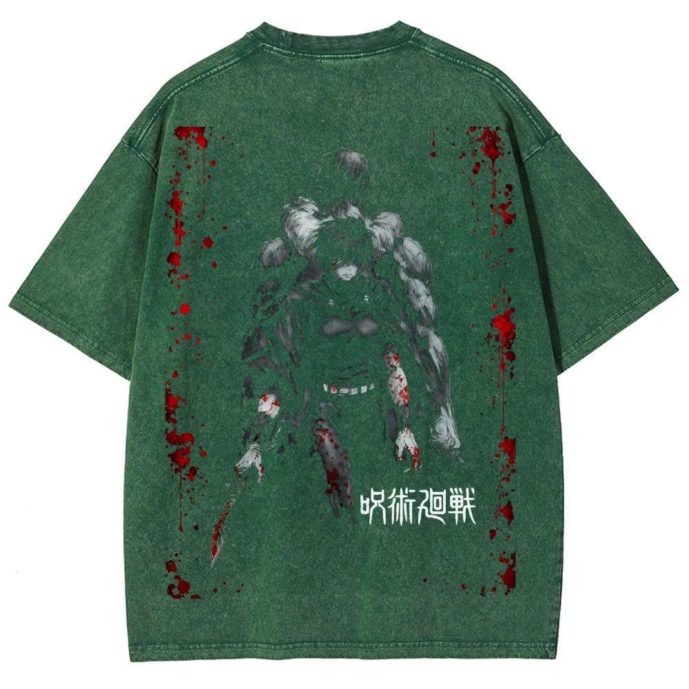 Jujutsu Kaisen Zenin Toji | Unisex Fit Washed T-Shirt