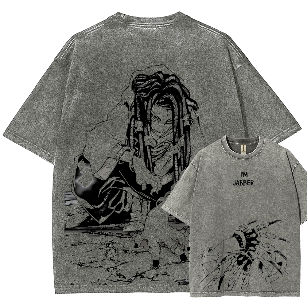 Jujutsu Kaisen Jabber | Unisex Fit Washed T-Shirt