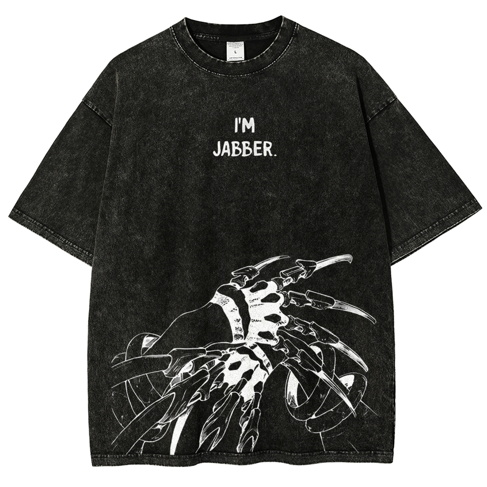 Jujutsu Kaisen Jabber | Unisex Fit Washed T-Shirt