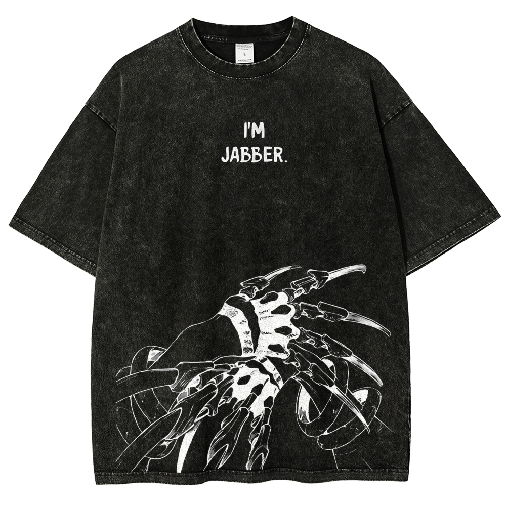 Jujutsu Kaisen Jabber | Unisex Fit Washed T-Shirt