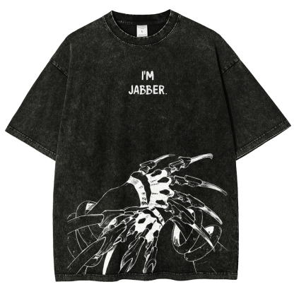 Jujutsu Kaisen Jabber | Unisex Fit Washed T-Shirt