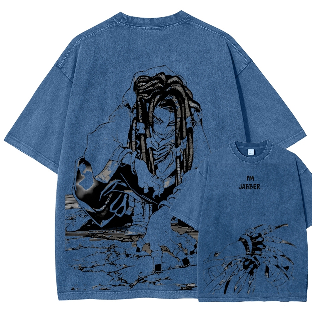 Jujutsu Kaisen Jabber | Unisex Fit Washed T-Shirt