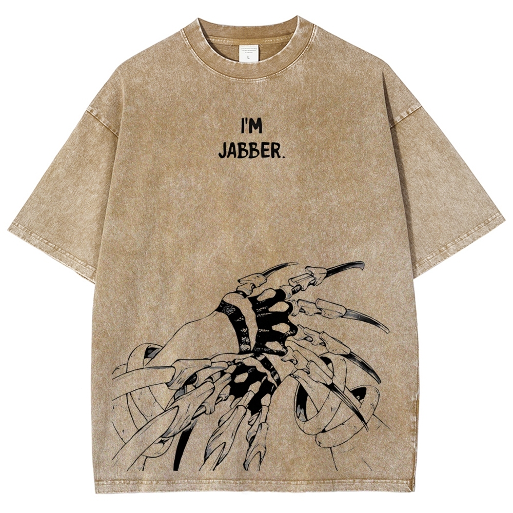 Jujutsu Kaisen Jabber | Unisex Fit Washed T-Shirt