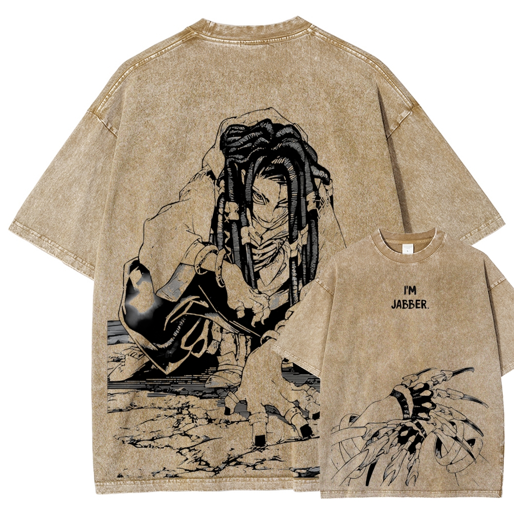 Jujutsu Kaisen Jabber | Unisex Fit Washed T-Shirt