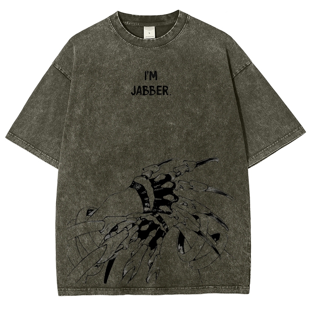 Jujutsu Kaisen Jabber | Unisex Fit Washed T-Shirt