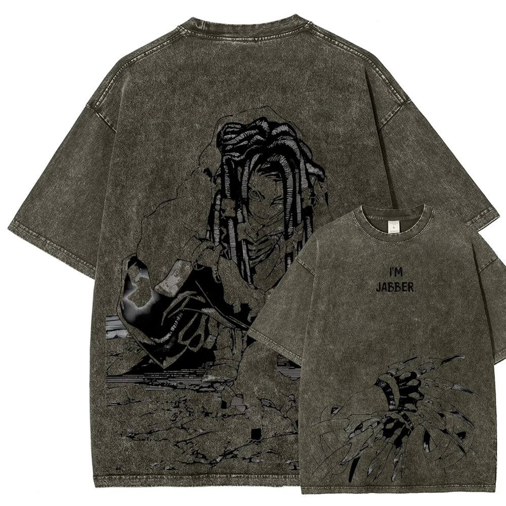 Jujutsu Kaisen Jabber | Unisex Fit Washed T-Shirt