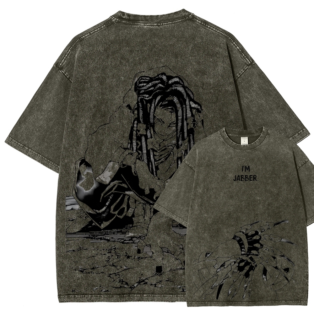 Jujutsu Kaisen Jabber | Unisex Fit Washed T-Shirt