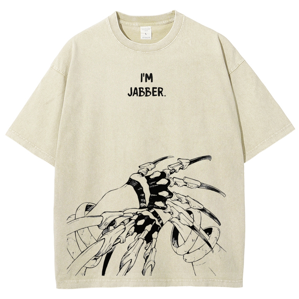 Jujutsu Kaisen Jabber | Unisex Fit Washed T-Shirt