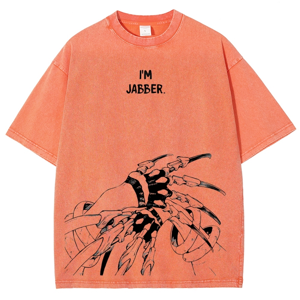 Jujutsu Kaisen Jabber | Unisex Fit Washed T-Shirt