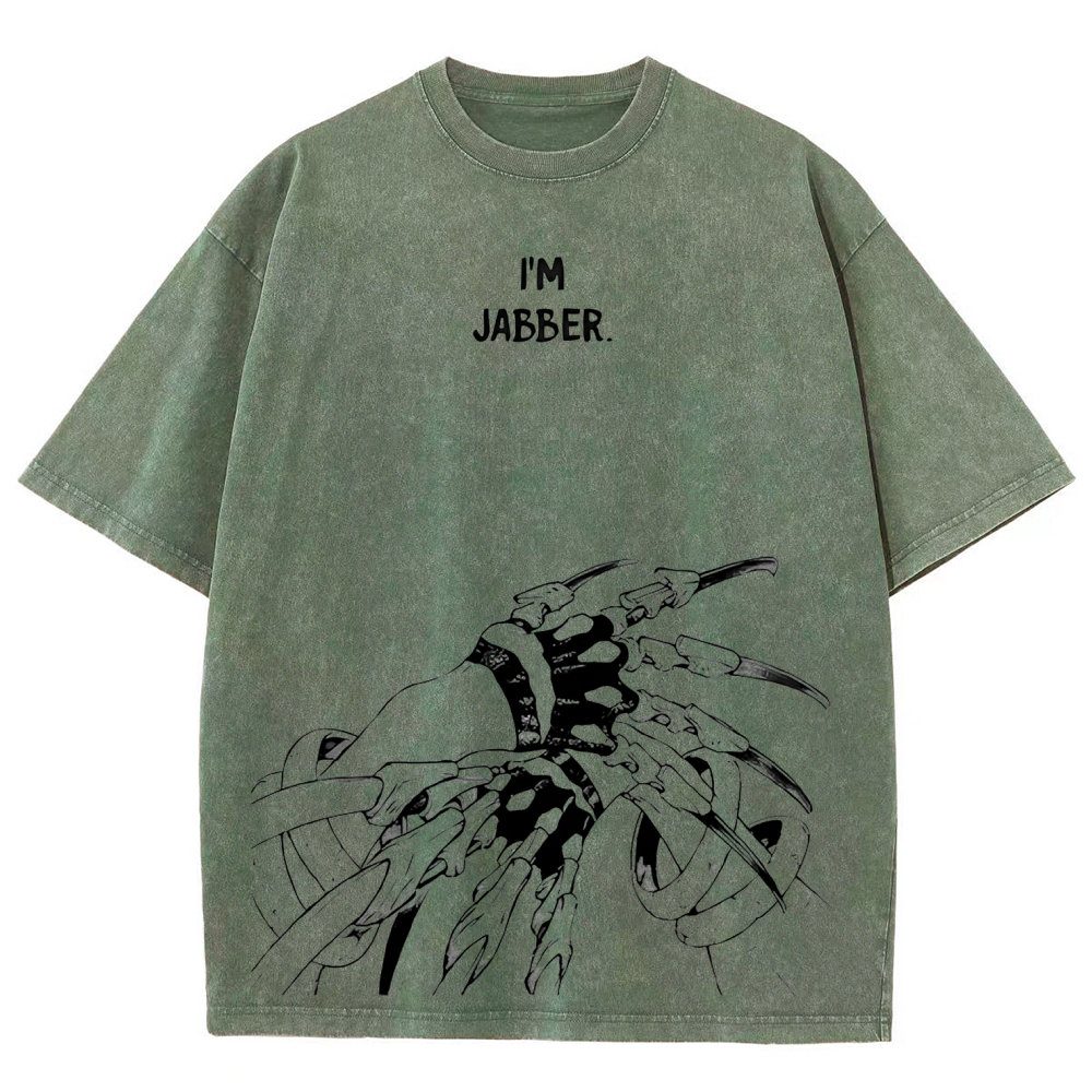 Jujutsu Kaisen Jabber | Unisex Fit Washed T-Shirt