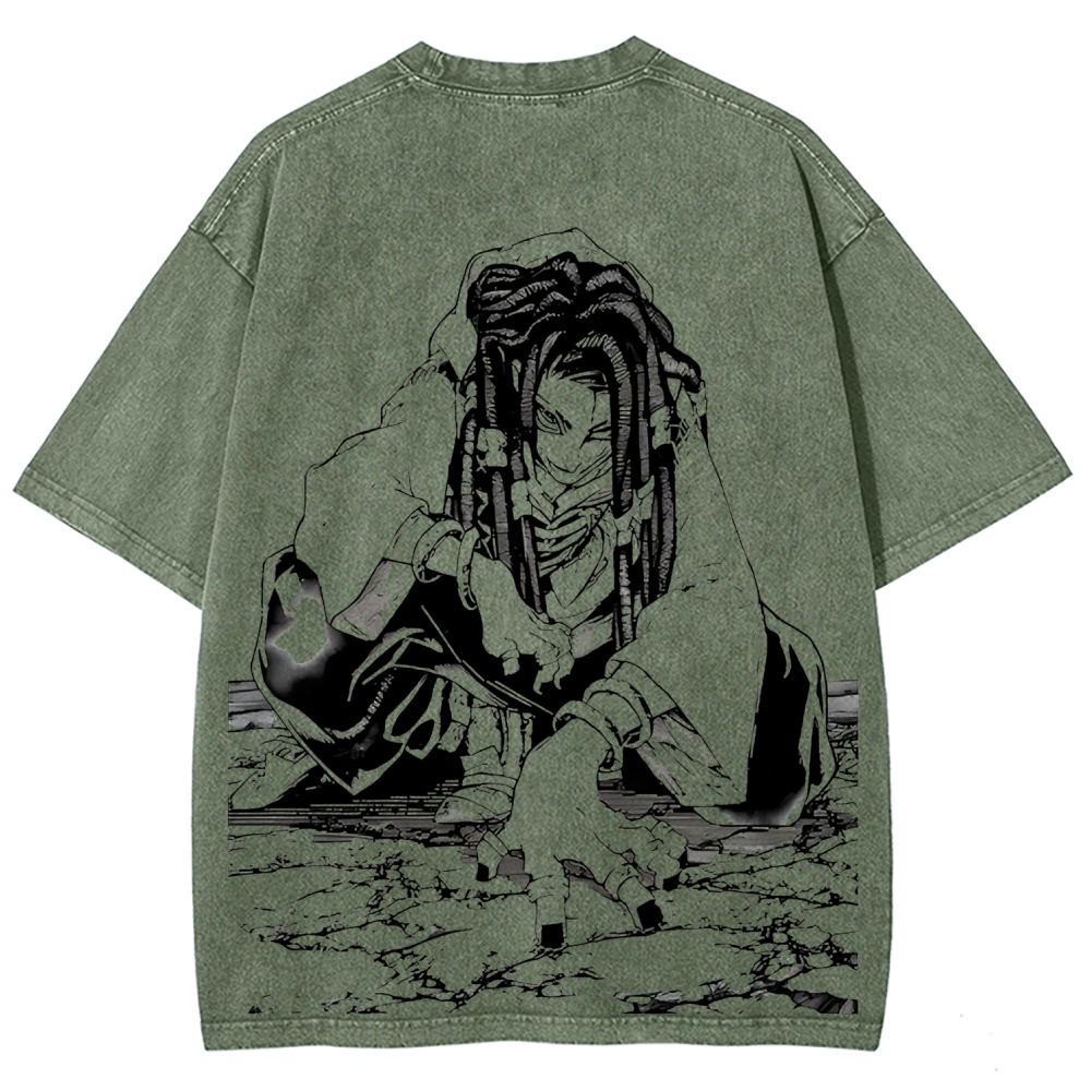 Jujutsu Kaisen Jabber | Unisex Fit Washed T-Shirt