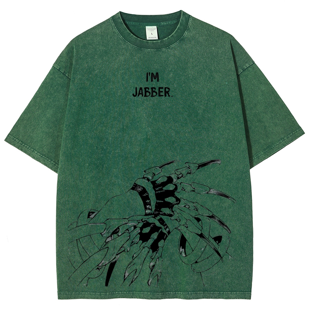 Jujutsu Kaisen Jabber | Unisex Fit Washed T-Shirt