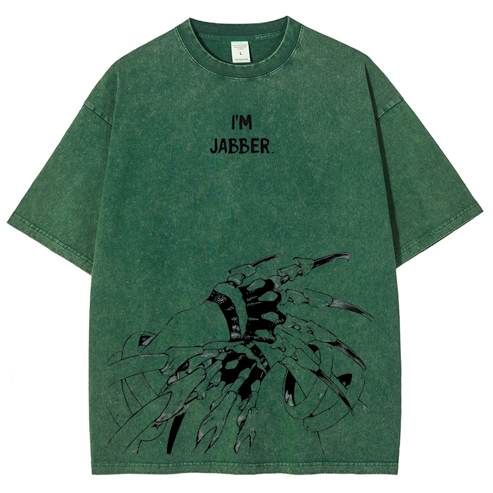 Jujutsu Kaisen Jabber | Unisex Fit Washed T-Shirt