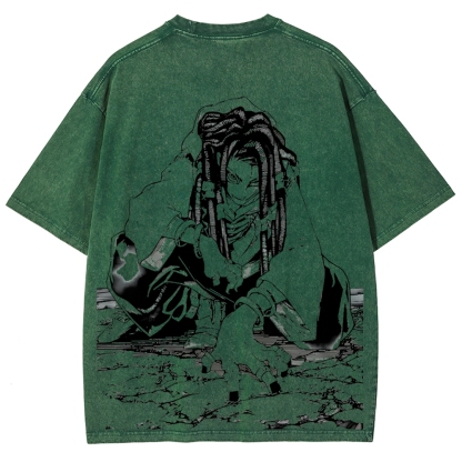 Jujutsu Kaisen Jabber | Unisex Fit Washed T-Shirt