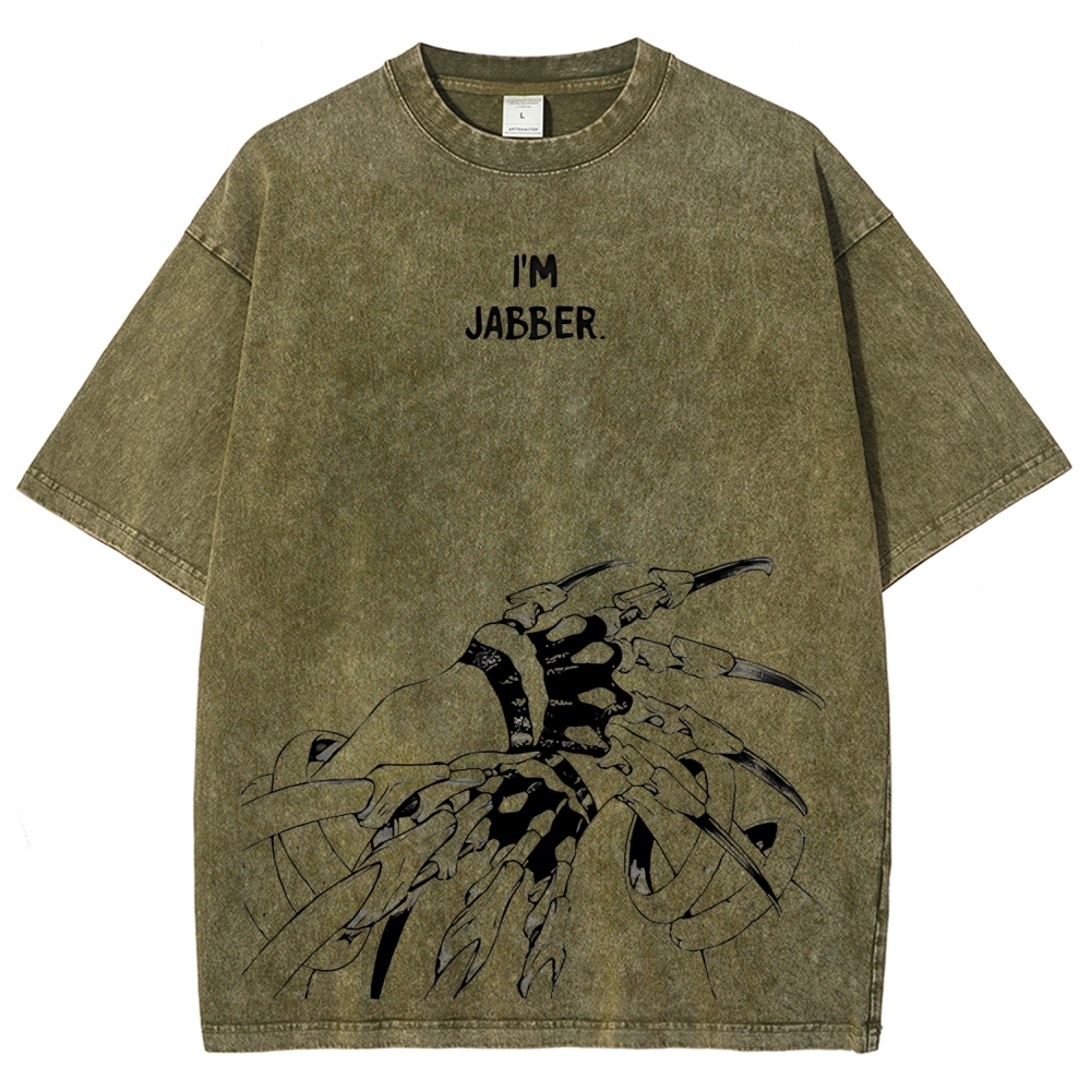 Jujutsu Kaisen Jabber | Unisex Fit Washed T-Shirt