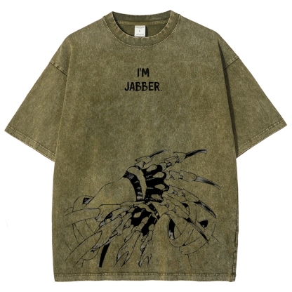 Jujutsu Kaisen Jabber | Unisex Fit Washed T-Shirt