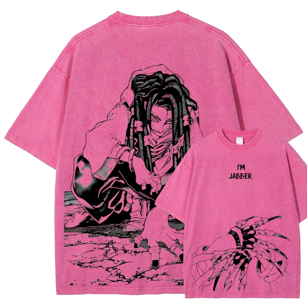 Jujutsu Kaisen Jabber | Unisex Fit Washed T-Shirt