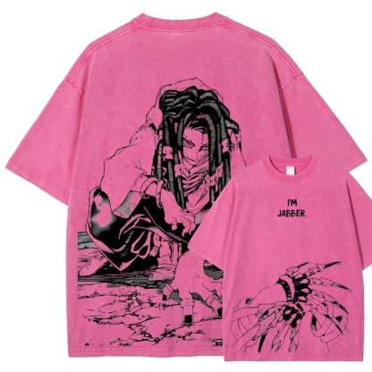 Jujutsu Kaisen Jabber | Unisex Fit Washed T-Shirt