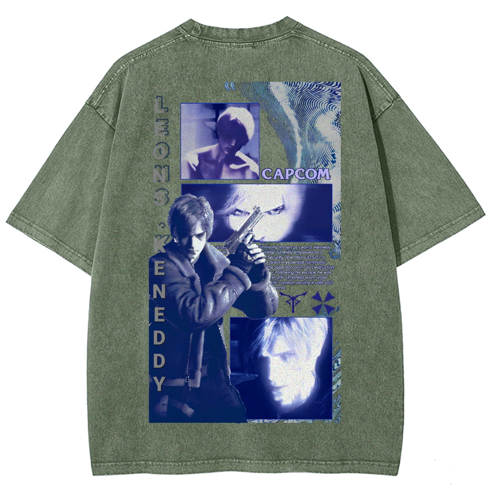 Resident Evil Unisex Fit Washed T-Shirt 2603000550