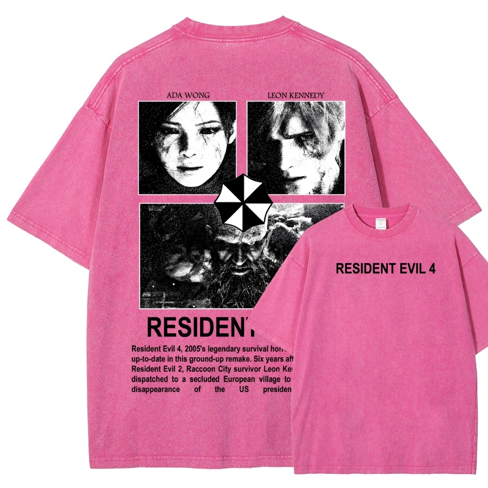 Resident Evil Unisex Fit Washed T-Shirt 2603000576