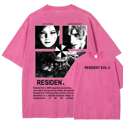 Resident Evil Unisex Fit Washed T-Shirt 2603000576