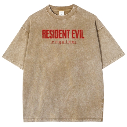 Resident Evil Unisex Fit Washed T-Shirt 2603000582
