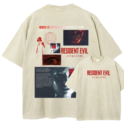 Resident Evil Unisex Fit Washed T-Shirt 2603000582