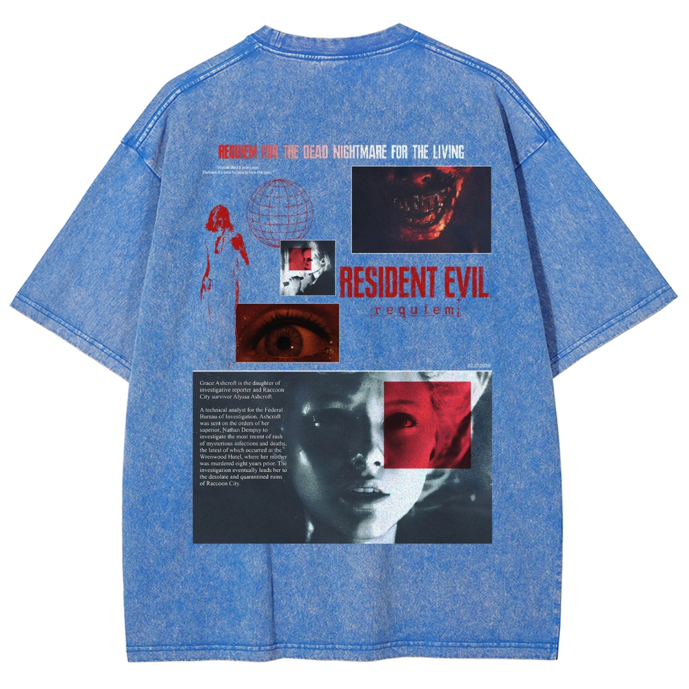 Resident Evil Unisex Fit Washed T-Shirt 2603000582